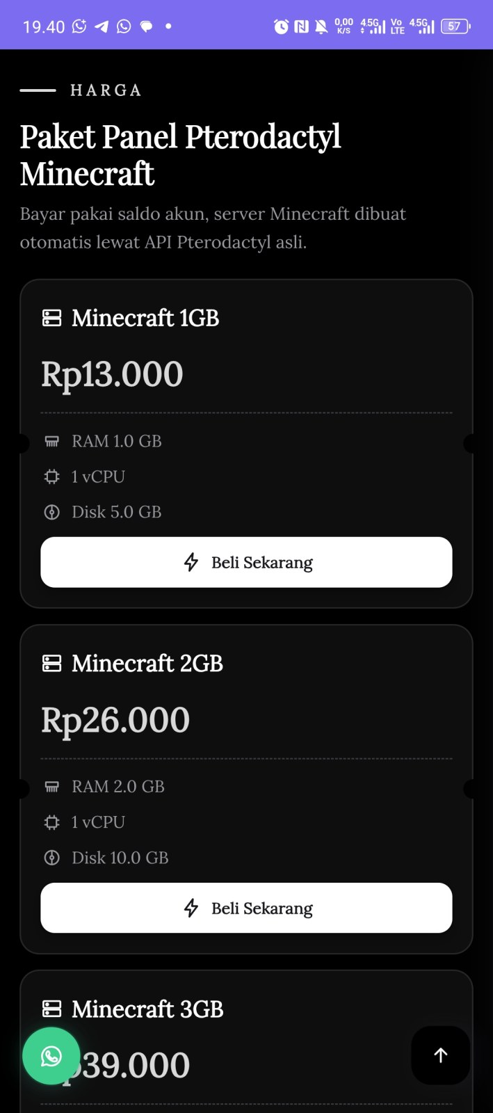Screenshot 5 PERKASA HOSTING INDONESIA